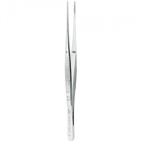 Пинцет хирургический, тонкий, прямой 10 см, ASA DENTAL(Италия)