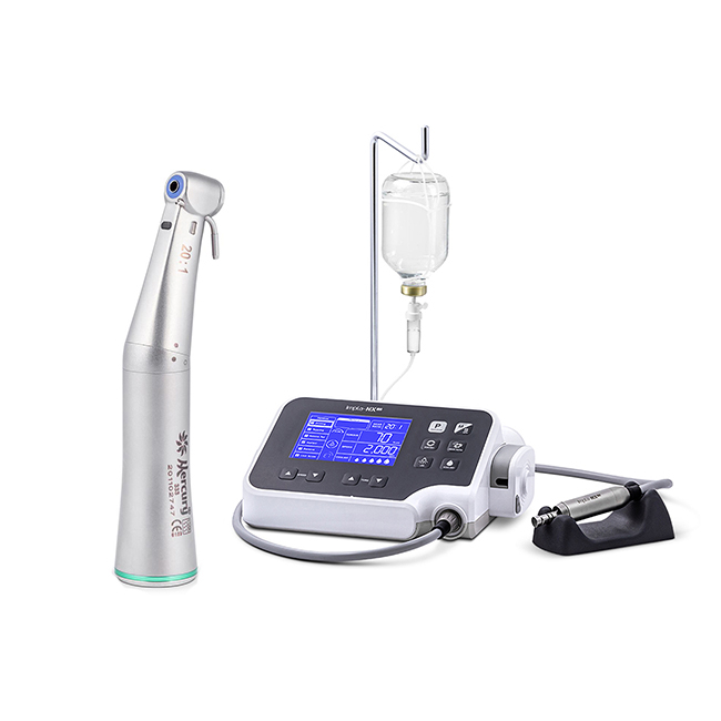 Комплект для имплантологии: физиодиспенсер IMPLA-NX ISE-270M и понижающий угловой наконечник со светом Mercury 333 20:1