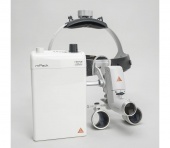 Heine ML4 LED Kit3 - налобный светодиодный осветитель ML4 LED с бинокулярными лупами 3,5x на профессиональном шлеме | Heine (Германия)