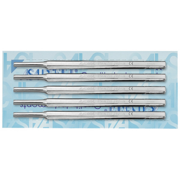 Ручка для зеркал шестигранная, набор из 5 штук. Asa Dental (Италия)