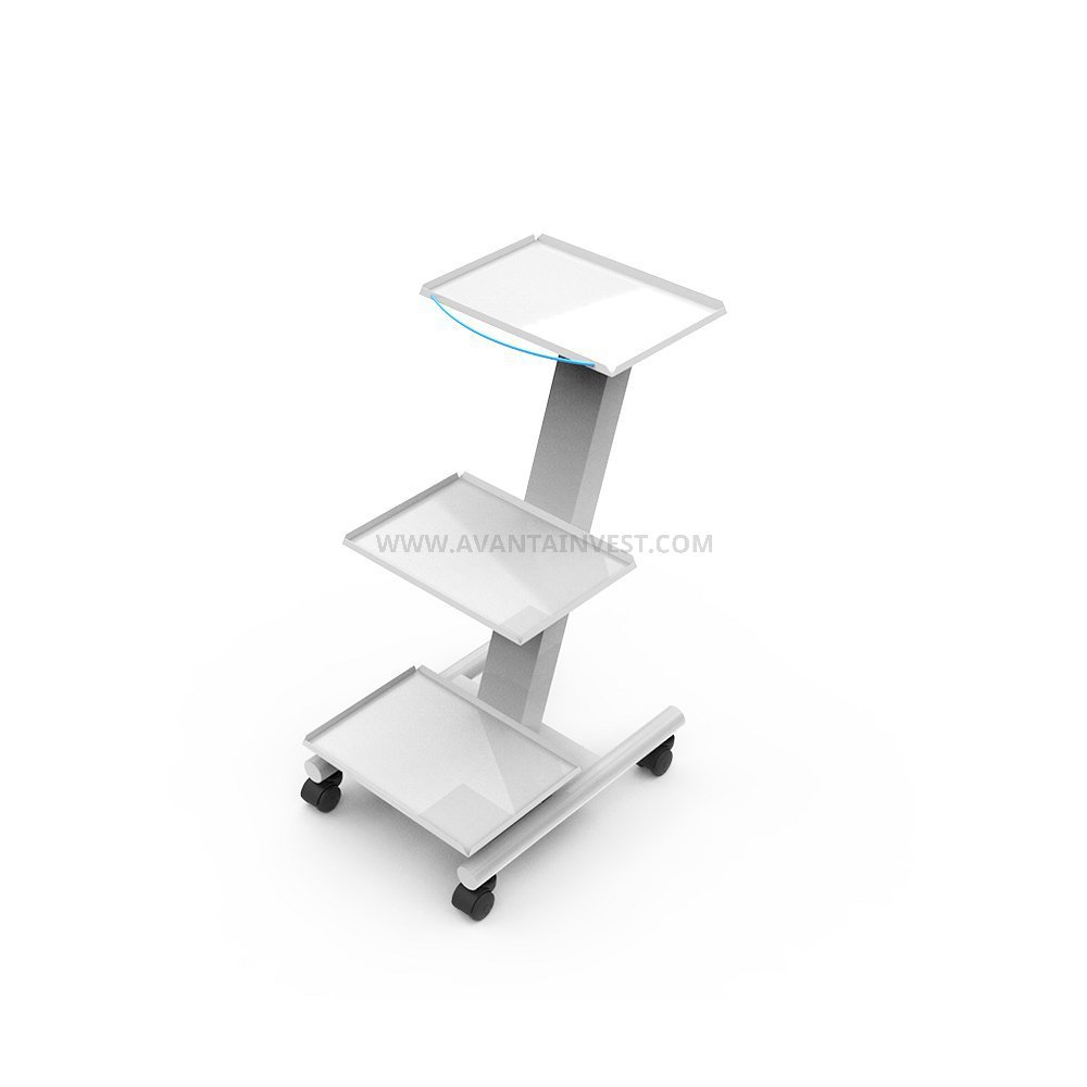 Стойка А-015 мобильная для дополнительного оборудования с 3 полками и 3 розетками, Аванта (Россия)