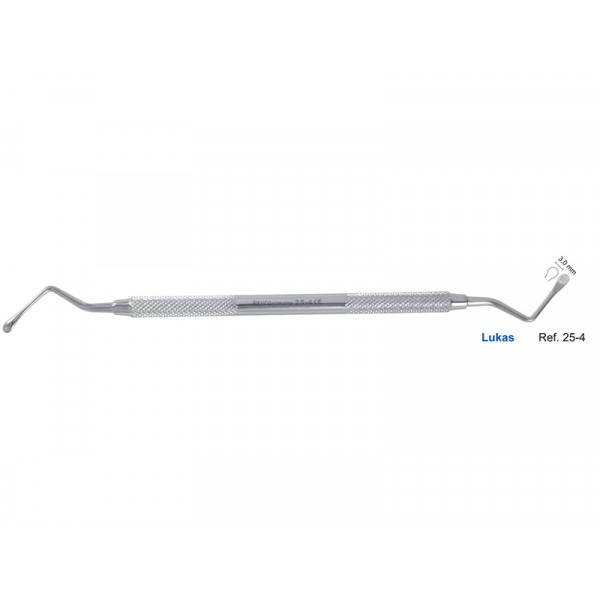 Ложка кюретажная Lukas, 3,0 мм, HLW Dental Instruments (Германия)