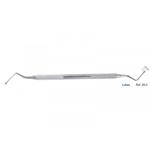 Ложка кюретажная Lukas, 2,0 мм, HLW Dental Instruments (Германия)