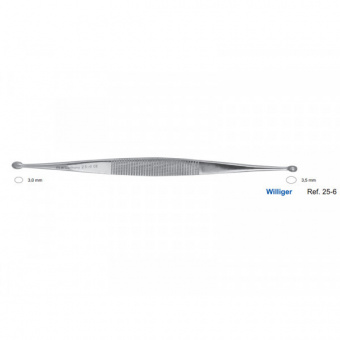 Ложка кюретажная Williger, 3,0-3,5 мм, HLW Dental Instruments (Германия)