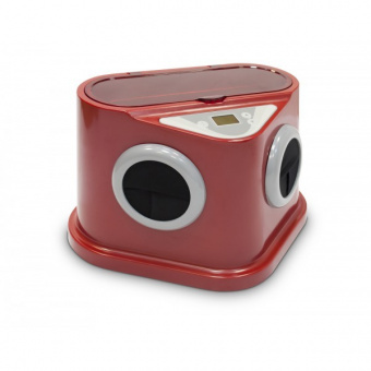 Box Timer Бокс (контейнер) для ручной проявки рентгеновских пленок с таймером (красный), (Китай)