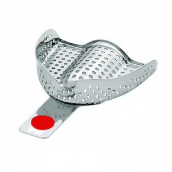 Ложка слепочная верхняя малая (S) с перфорацией без бортиков, Asa Dental (Италия)