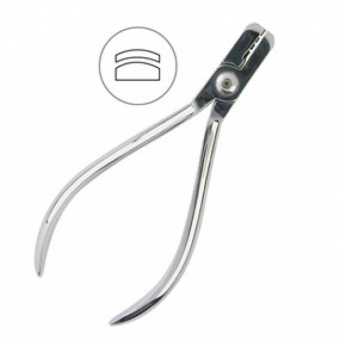 Щипцы Де Ла Роса, три прорези: 0,41 мм, 0,46 мм, 0,56 мм., HLW Dental Instruments (Германия)