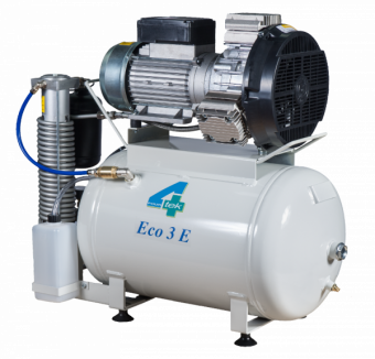 ECO3 E  Безмасляный компрессор, с 3-емя цилиндрами, поршневого типа, 4-tek (Италия)